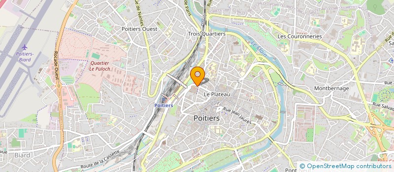 localisation de l'entreprise CABLE EVASION COTE D'AZUR à POITIERS