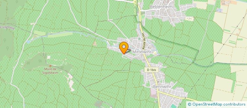 localisation de l'entreprise CABLE VERT à MITTELWIHR