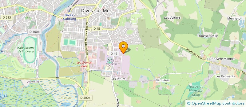 localisation de l'entreprise CABLEA  DIVES-SUR-MER