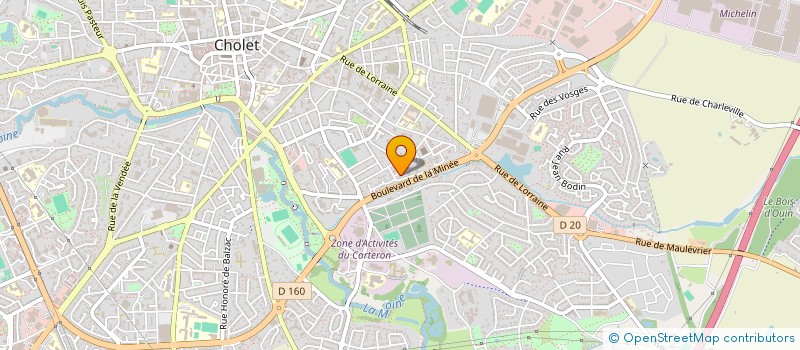 localisation de l'entreprise CABLEFIL à CHOLET
