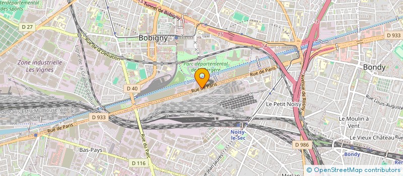 localisation de l'entreprise CABLERIE DAUMESNIL à BOBIGNY