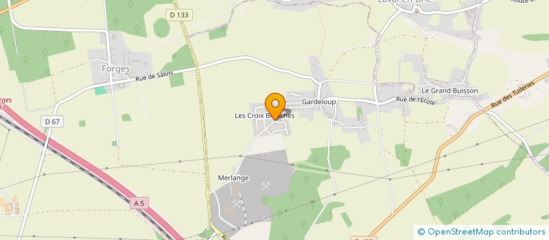 localisation de l'entreprise CABLES ACIER IDF à SAINT-GERMAIN-LAVAL