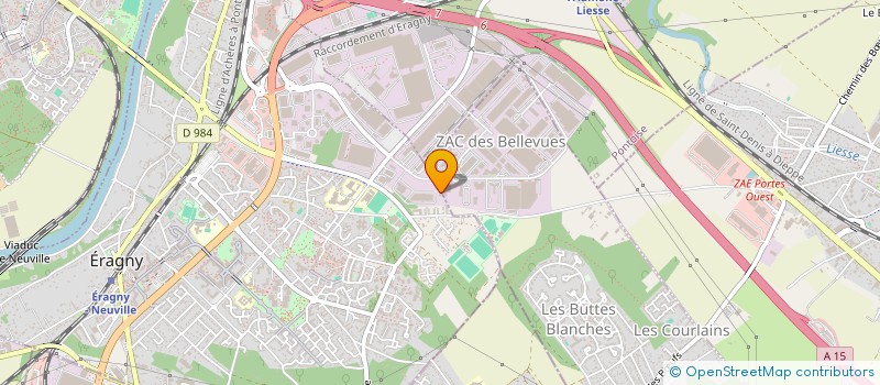 localisation de l'entreprise CABLES BARCIET à ERAGNY