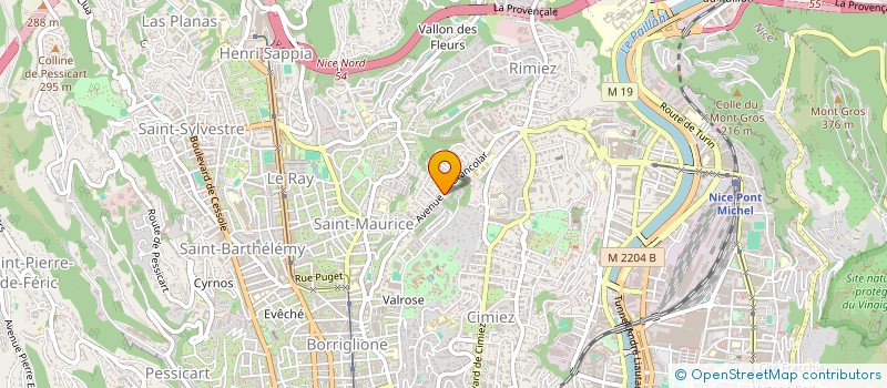 localisation de l'entreprise CABLESAT à NICE