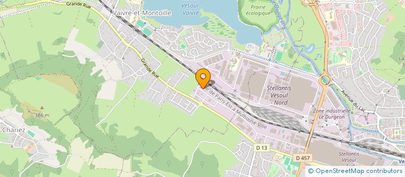 localisation de l'entreprise CABLEST  VAIVRE-ET-MONTOILLE