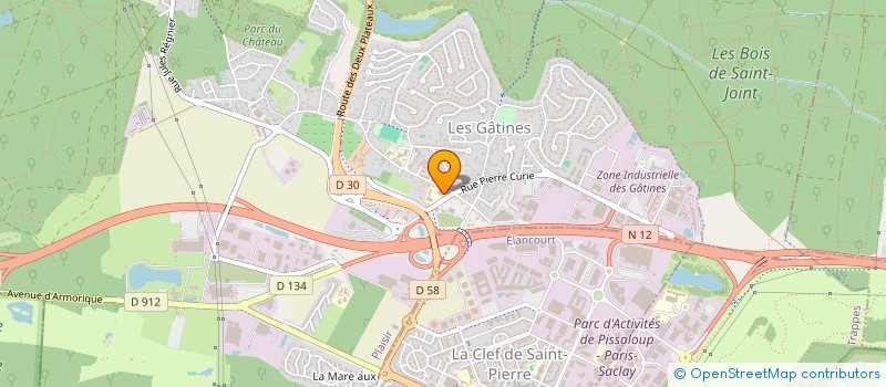 localisation de l'entreprise CABLING.SAT à PLAISIR