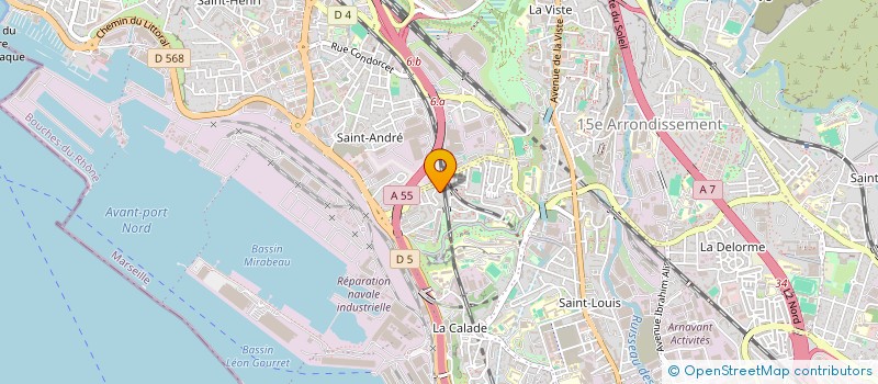 localisation de l'entreprise CABLING SERVICE à MARSEILLE