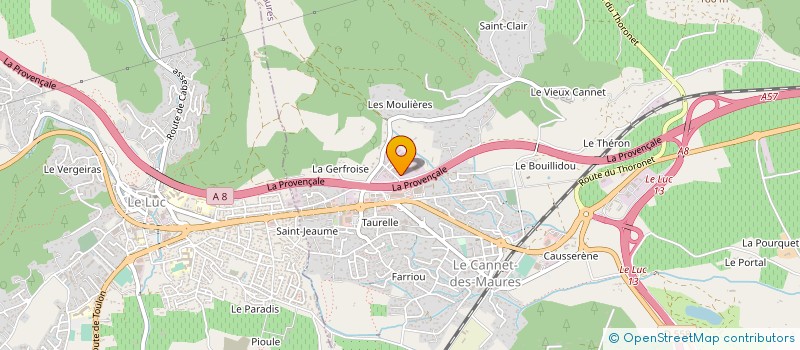 localisation de l'entreprise CABLIS à LE CANNET-DES-MAURES