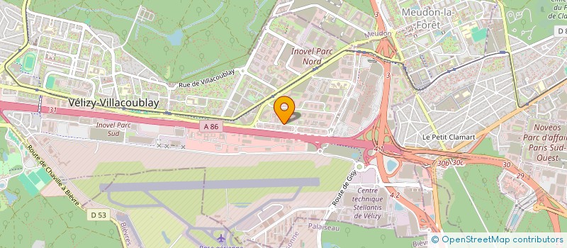 localisation de l'entreprise CABLIS INGENIERIE  VELIZY-VILLACOUBLAY