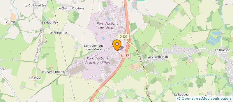 localisation de l'entreprise CABLISCA à GRANDCHAMP-DES-FONTAINES