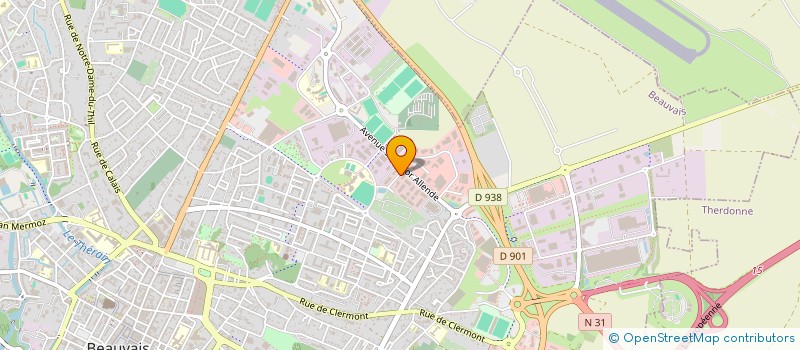 localisation de l'entreprise CABLOG SARL à BEAUVAIS