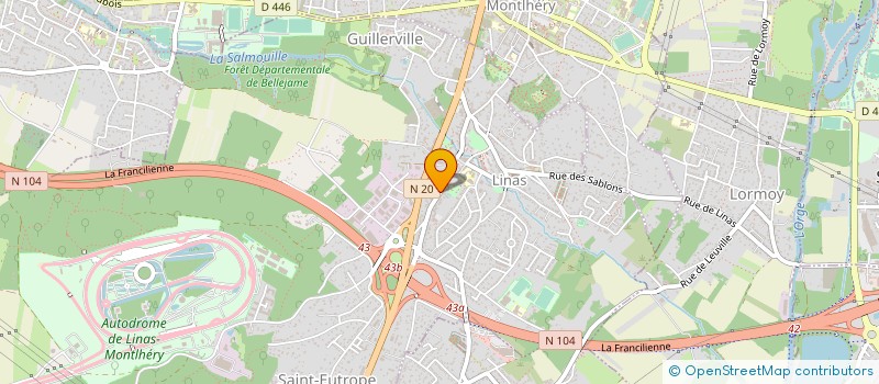 localisation de l'entreprise CABLOSPEED à LINAS