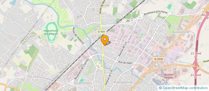 localisation de l'entreprise CABLOTEC à MONTAUBAN