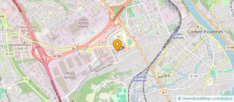 localisation de l'entreprise CABLUXURA à CORBEIL-ESSONNES