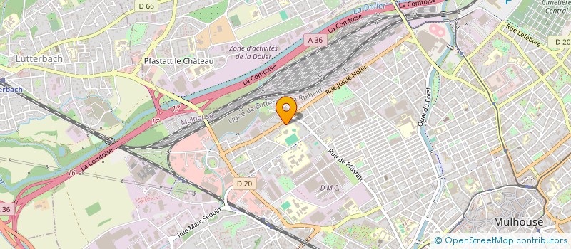 localisation de l'entreprise CABLYNK  MULHOUSE