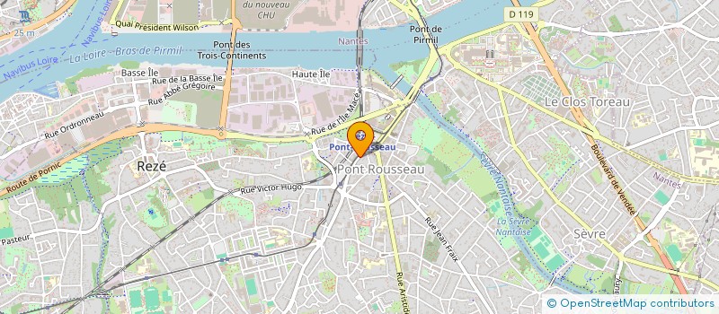 localisation de l'entreprise CABMEDLIB  REZE