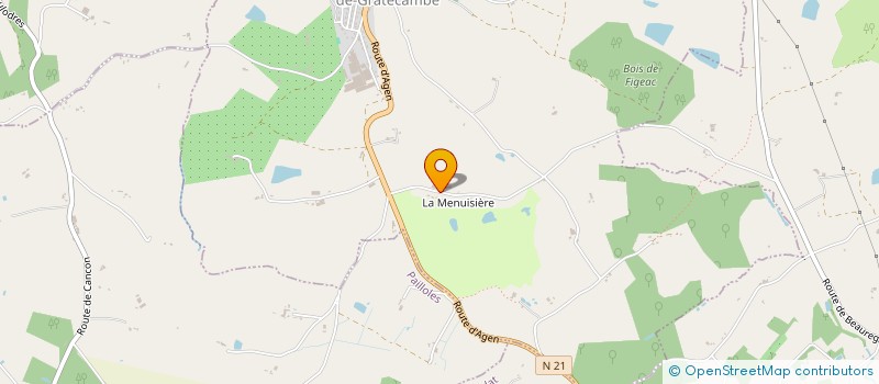 localisation de l'entreprise CABO  CASTELNAUD-DE-GRATECAMBE