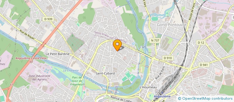 localisation de l'entreprise CABO à ANGOULEME