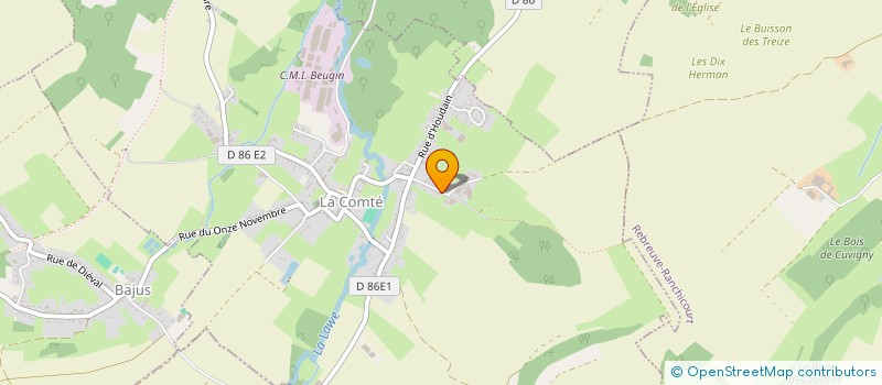 localisation de l'entreprise CABOCHE IMMO  LA COMTE