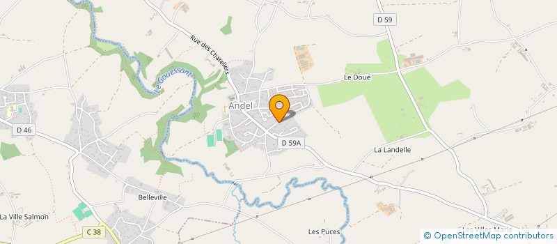 localisation de l'entreprise CABON  ANDEL