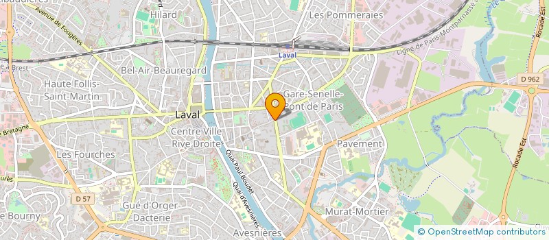 localisation de l'entreprise CABORTHO à LAVAL