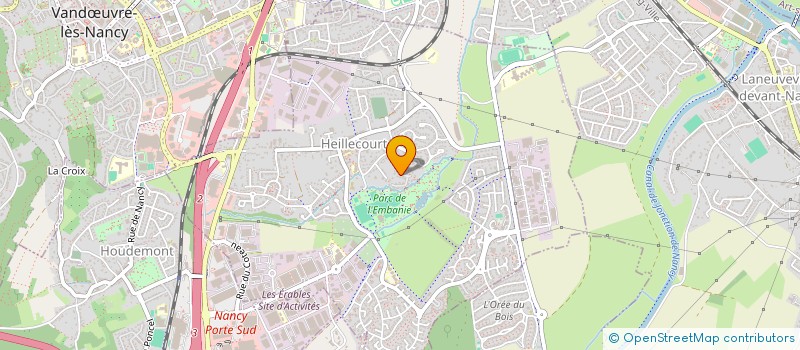 localisation de l'entreprise CABORTHO DU BONHEUR  HEILLECOURT