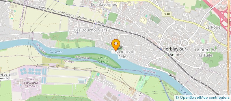 localisation de l'entreprise CABORTHO DU CHATEAU  HERBLAY-SUR-SEINE