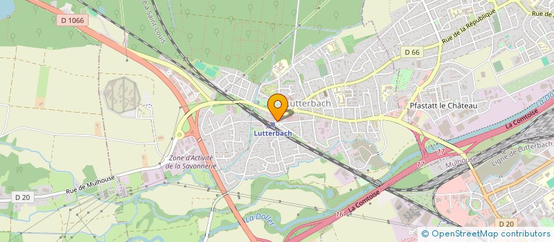 localisation de l'entreprise CABORTHO LUTTERBACH  LUTTERBACH