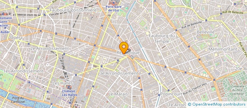 localisation de l'entreprise CABOSA FRANCE à PARIS