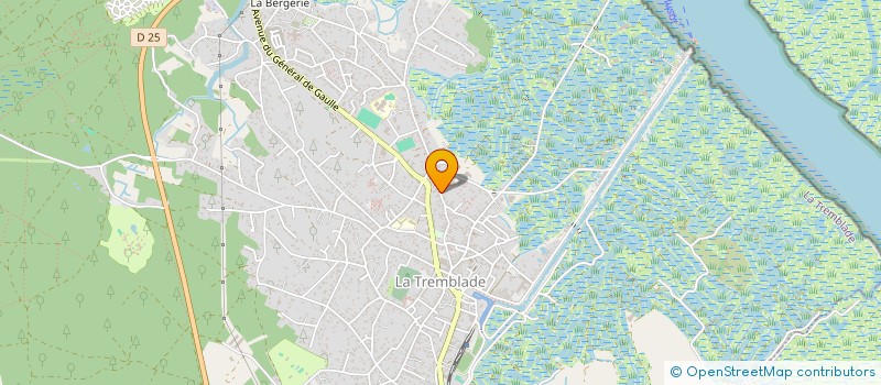 localisation de l'entreprise CABOSSA  LA TREMBLADE