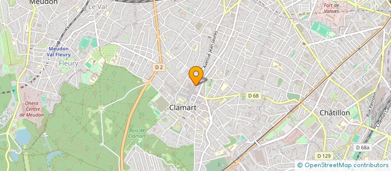 localisation de l'entreprise CABOT-BUNAN à CLAMART