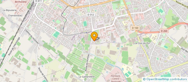 localisation de l'entreprise CABOT CONSTRUCTION  ANGERS