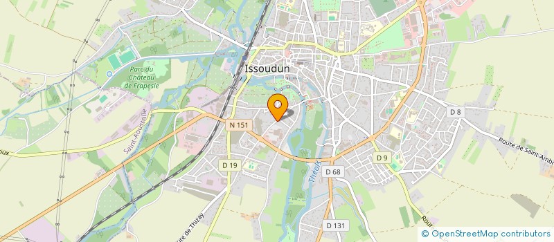 localisation de l'entreprise CABOT SOUVIELLE  ISSOUDUN