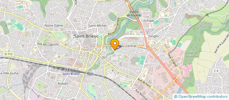 localisation de l'entreprise CABOTAGE à SAINT-BRIEUC