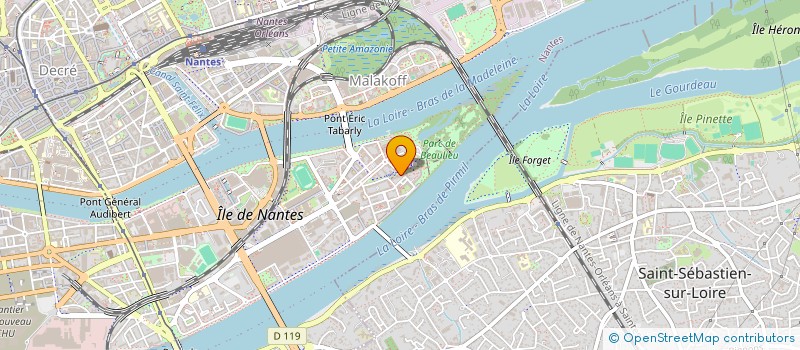 localisation de l'entreprise CABOTEURS  NANTES
