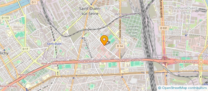 localisation de l'entreprise CABOTIN  SAINT-OUEN-SUR-SEINE
