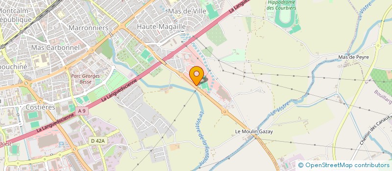 localisation de l'entreprise CABOTINE  NIMES