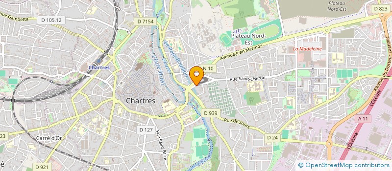 localisation de l'entreprise CABOUIN à CHARTRES