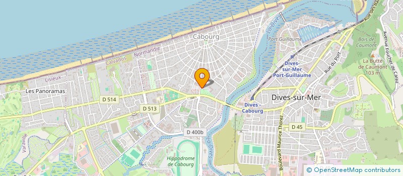 localisation de l'entreprise CABOURG 1900  CABOURG