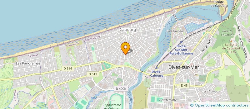 localisation de l'entreprise CABOURG DISTRIBUTION  CABOURG