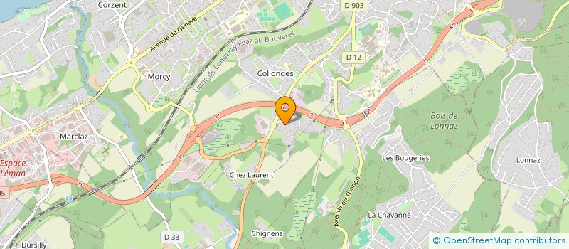 localisation de l'entreprise CABRAL & MARTINS FRANCE à THONON-LES-BAINS