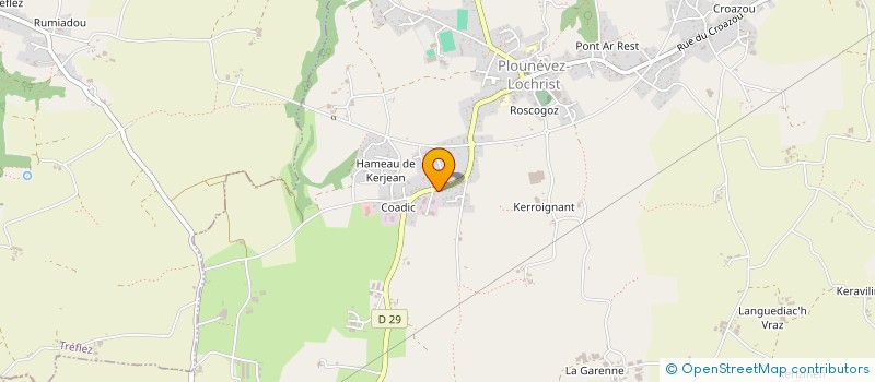 localisation de l'entreprise CABREMA  LANDIVISIAU