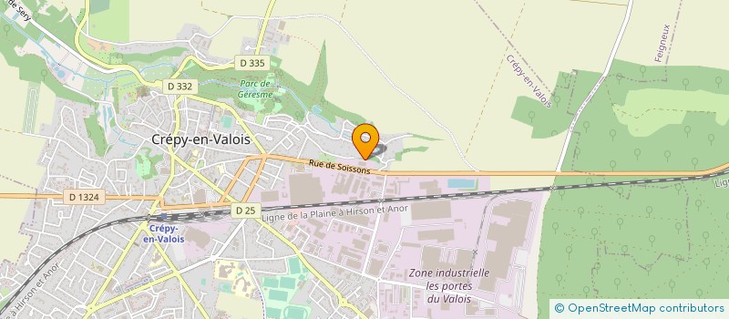 localisation de l'entreprise CABREMA T.P à CREPY-EN-VALOIS