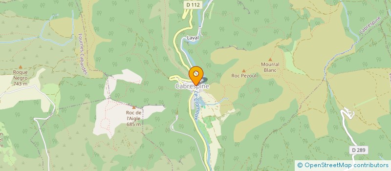 localisation de l'entreprise CABRESPINE, PATRIMOINE, SPELEO ET ARCHEO  CABRESPINE