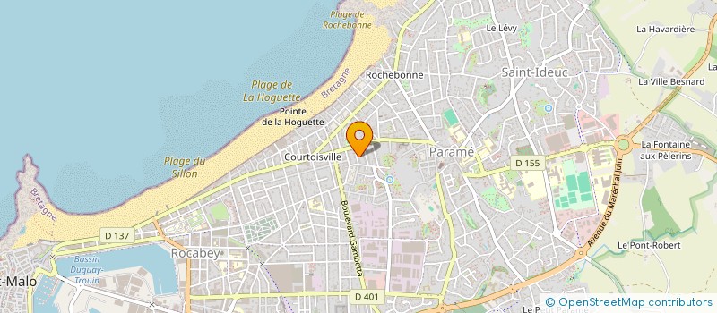 localisation de l'entreprise CABRI  SAINT-MALO