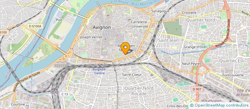 localisation de l'entreprise CABRI  AVIGNON