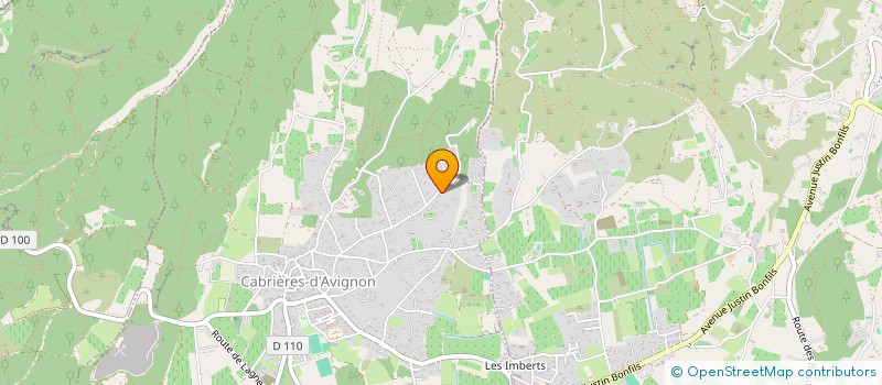 localisation de l'entreprise CABRI  CABRIERES-D'AVIGNON