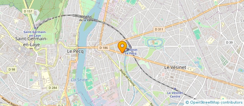 localisation de l'entreprise CABRI  LE VESINET