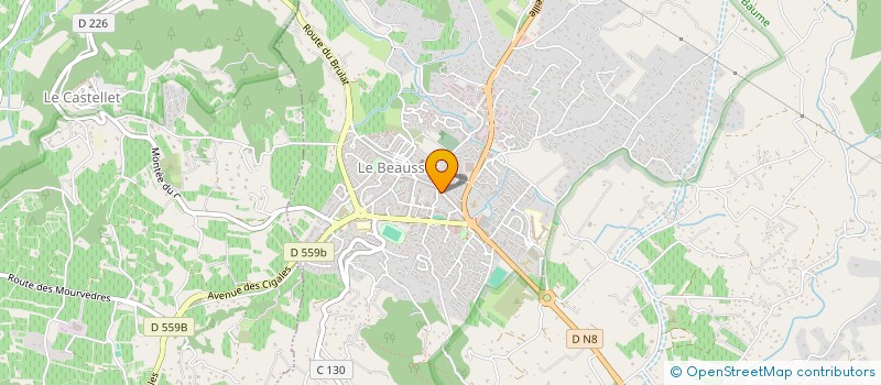 localisation de l'entreprise CABRIAN  LE BEAUSSET