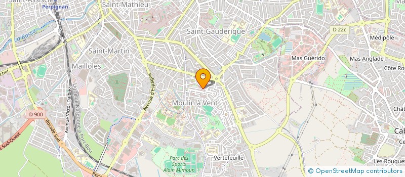 localisation de l'entreprise CABRIE BEATRICE ET GERARD à PERPIGNAN